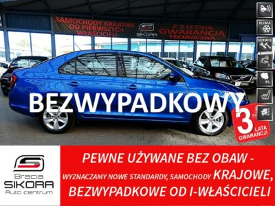 Škoda RAPID LED+PODGRZEWANE Fotele+Parktronik 3Lata GWARANCJA 1wł Kraj Bezwypad