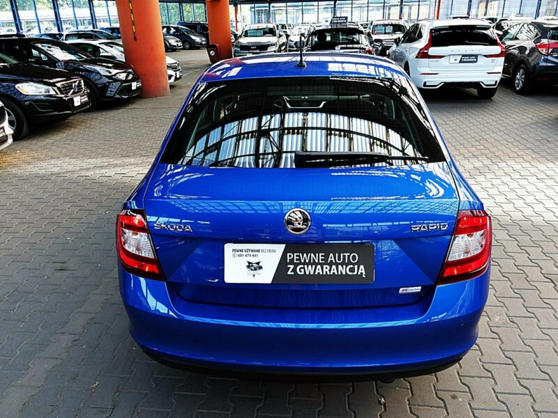 Škoda RAPID LED+PODGRZEWANE Fotele+Parktronik 3Lata GWARANCJA 1wł Kraj Bezwypad