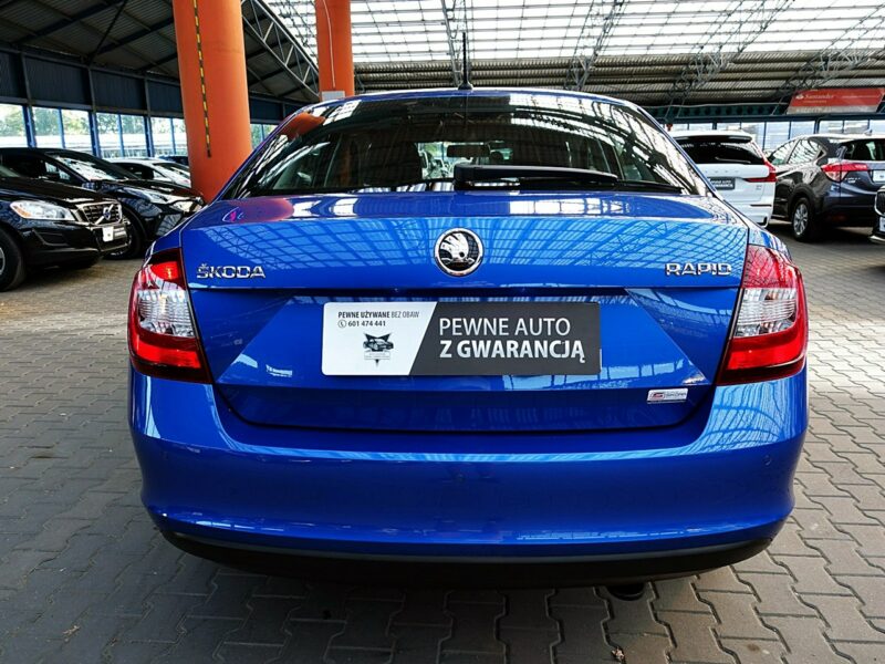 Škoda RAPID LED+PODGRZEWANE Fotele+Parktronik 3Lata GWARANCJA 1wł Kraj Bezwypad