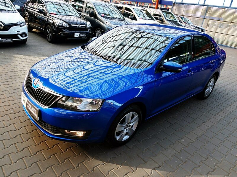 Škoda RAPID LED+PODGRZEWANE Fotele+Parktronik 3Lata GWARANCJA 1wł Kraj Bezwypad