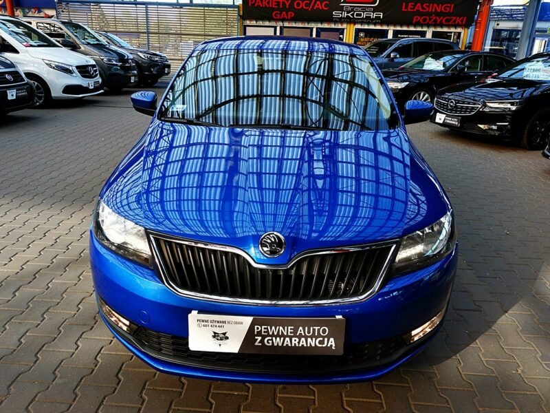 Škoda RAPID LED+PODGRZEWANE Fotele+Parktronik 3Lata GWARANCJA 1wł Kraj Bezwypad