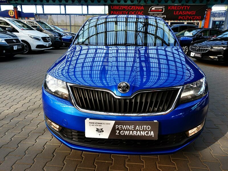 Škoda RAPID LED+PODGRZEWANE Fotele+Parktronik 3Lata GWARANCJA 1wł Kraj Bezwypad