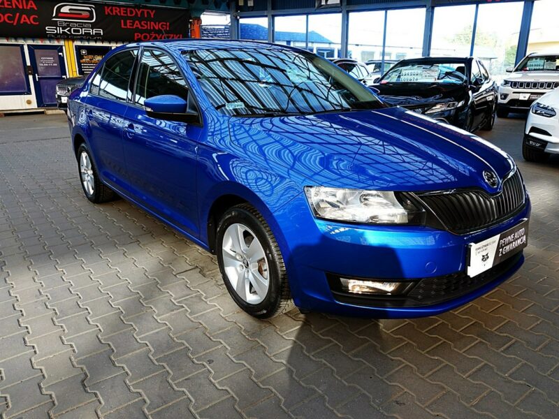 Škoda RAPID LED+PODGRZEWANE Fotele+Parktronik 3Lata GWARANCJA 1wł Kraj Bezwypad