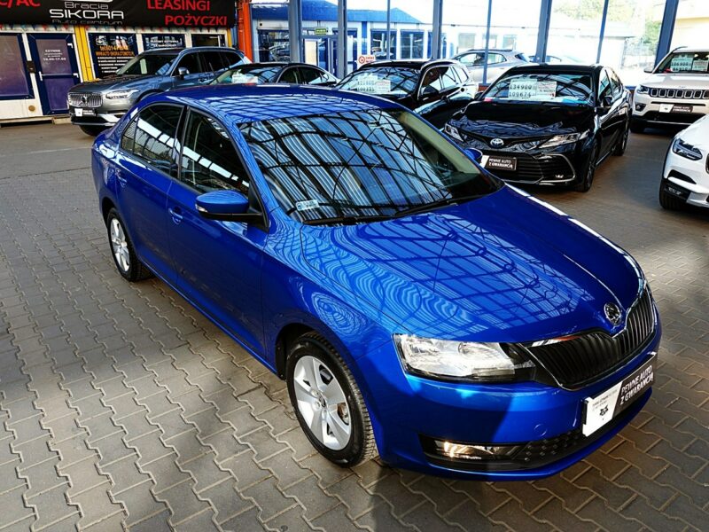 Škoda RAPID LED+PODGRZEWANE Fotele+Parktronik 3Lata GWARANCJA 1wł Kraj Bezwypad