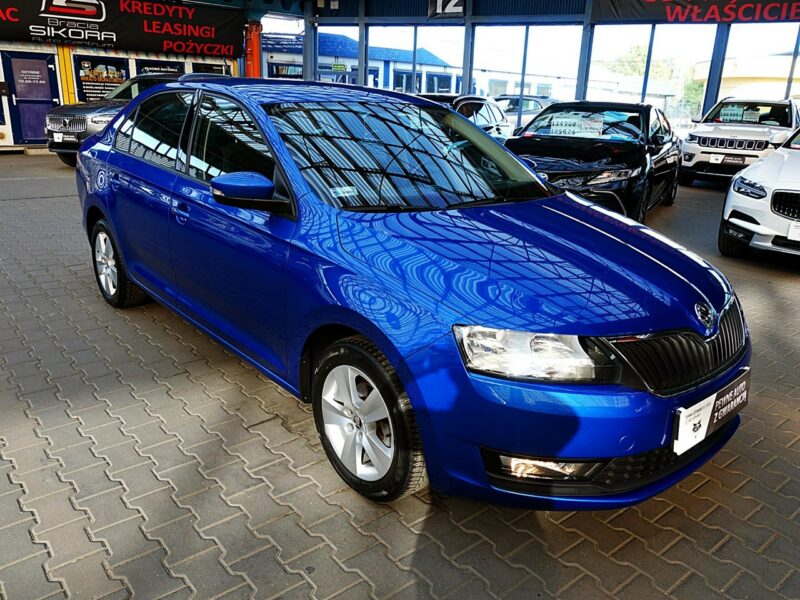 Škoda RAPID LED+PODGRZEWANE Fotele+Parktronik 3Lata GWARANCJA 1wł Kraj Bezwypad