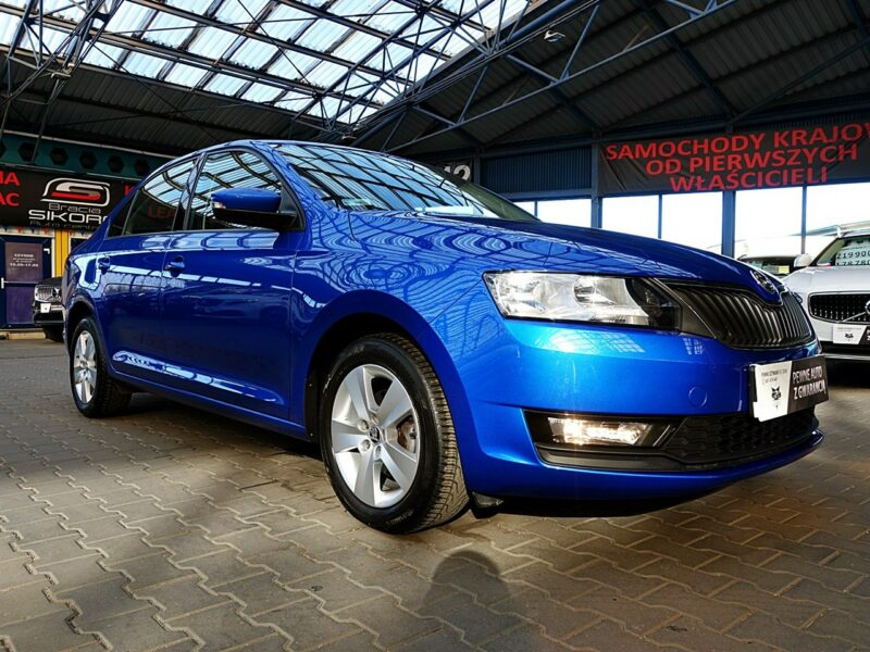 Škoda RAPID LED+PODGRZEWANE Fotele+Parktronik 3Lata GWARANCJA 1wł Kraj Bezwypad