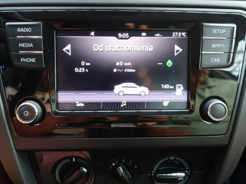 Škoda RAPID LED+PODGRZEWANE Fotele+Parktronik 3Lata GWARANCJA 1wł Kraj Bezwypad