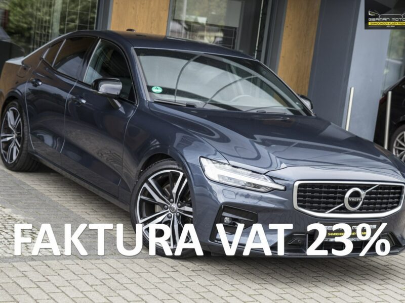 Volvo S60 R-design / LEDY/ Line Assist / Podgrzewana kierow / Gwarancja / FV23% III (2018-)