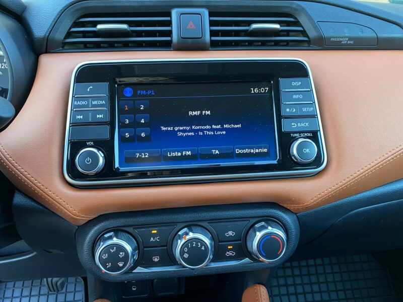 Nissan Micra 18r. Apple CarPlay radar bezwypadkowa z Niemiec K14 (2017-)