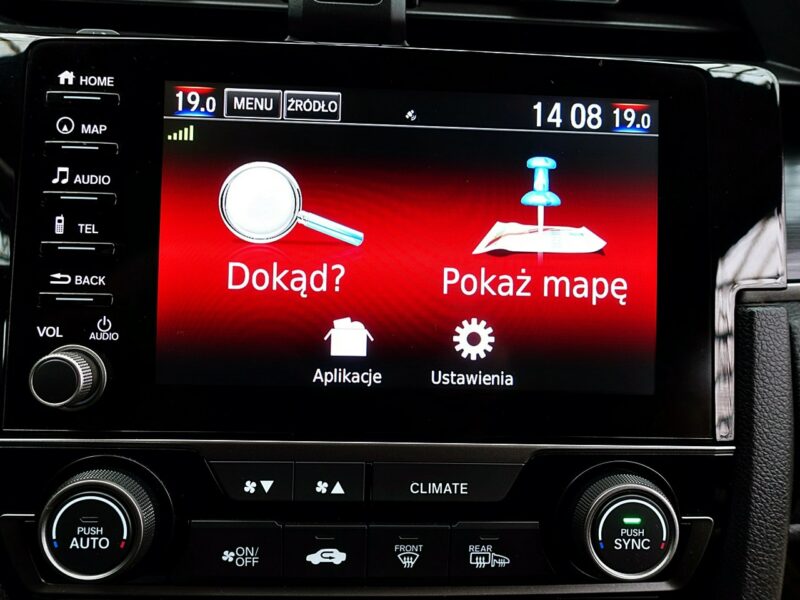 Honda Civic AUTOMAT+EL. Dach.+Led+ACC+Navi 3Lata GWARANCJA I-wł Kraj Bezwypad X (2017-2021)