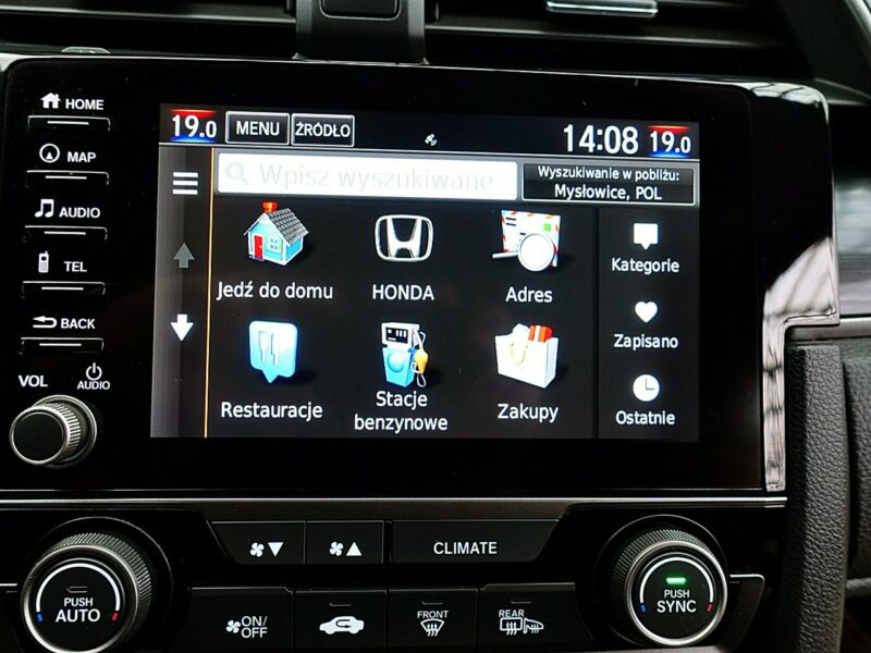 Honda Civic AUTOMAT+EL. Dach.+Led+ACC+Navi 3Lata GWARANCJA I-wł Kraj Bezwypad X (2017-2021)