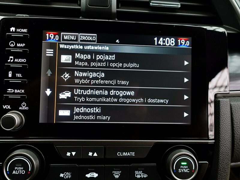 Honda Civic AUTOMAT+EL. Dach.+Led+ACC+Navi 3Lata GWARANCJA I-wł Kraj Bezwypad X (2017-2021)