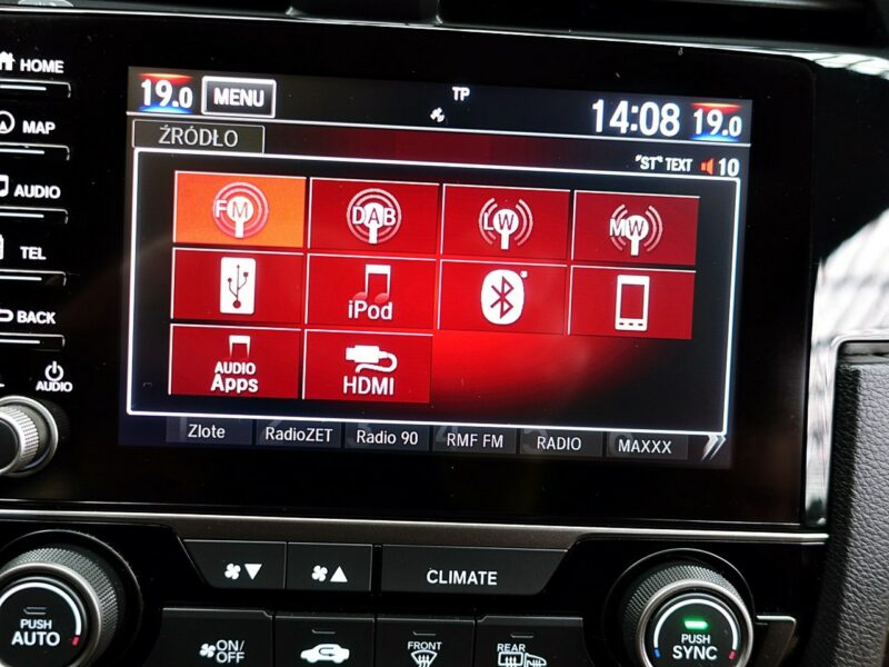 Honda Civic AUTOMAT+EL. Dach.+Led+ACC+Navi 3Lata GWARANCJA I-wł Kraj Bezwypad X (2017-2021)