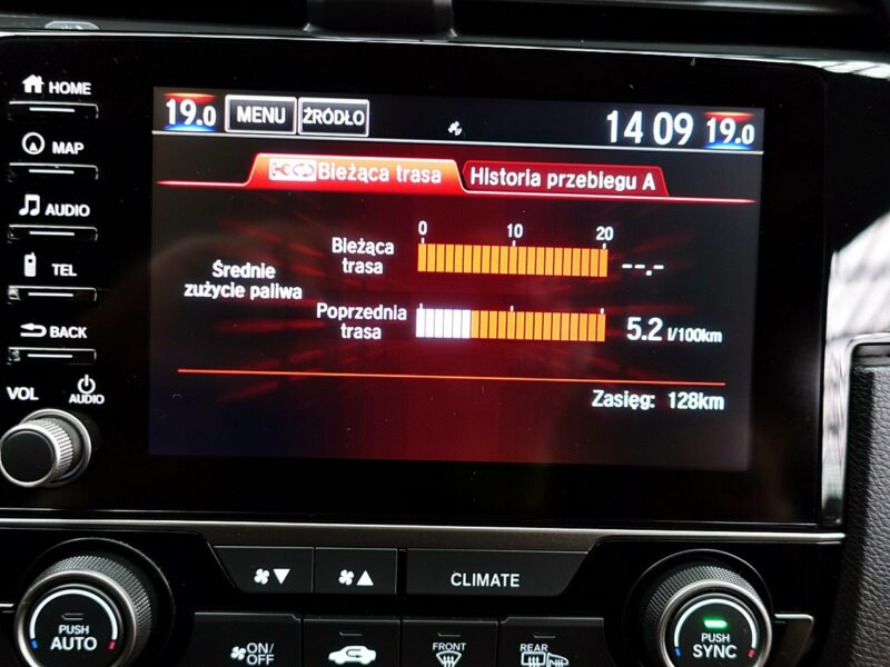 Honda Civic AUTOMAT+EL. Dach.+Led+ACC+Navi 3Lata GWARANCJA I-wł Kraj Bezwypad X (2017-2021)