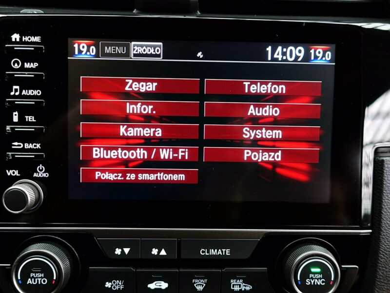 Honda Civic AUTOMAT+EL. Dach.+Led+ACC+Navi 3Lata GWARANCJA I-wł Kraj Bezwypad X (2017-2021)