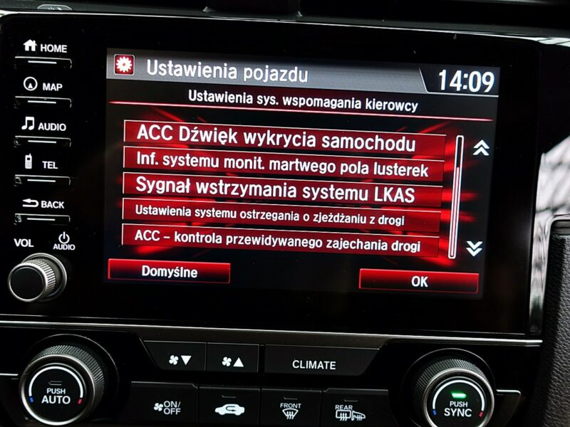 Honda Civic AUTOMAT+EL. Dach.+Led+ACC+Navi 3Lata GWARANCJA I-wł Kraj Bezwypad X (2017-2021)