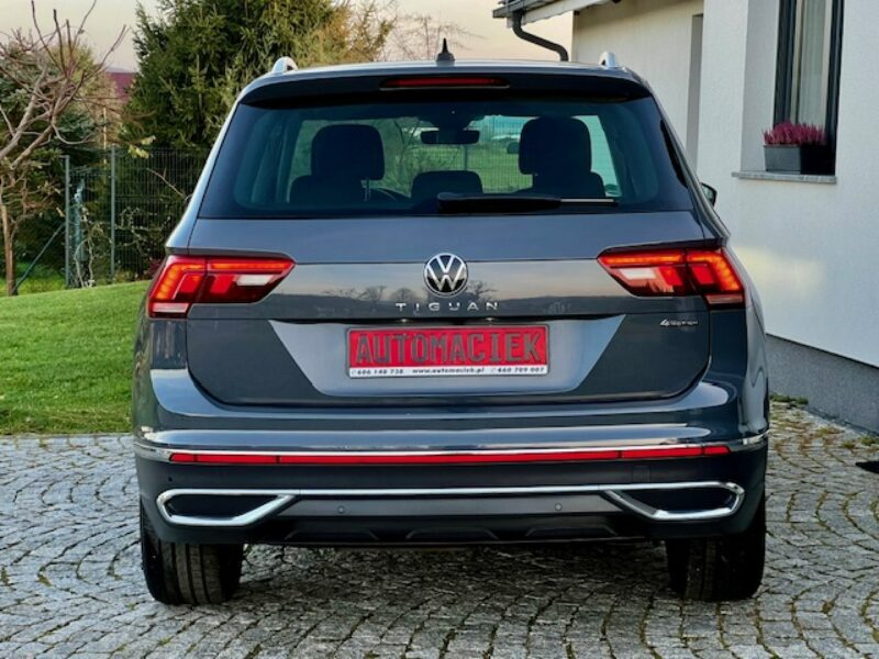 Volkswagen Tiguan 4MOTION, 200PS, VIRTUAL TACHO, EL. SZYBER DACH, MEGA ŚRODEK II (2016-2024)