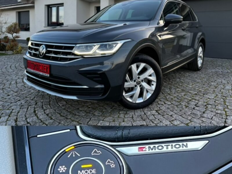 Volkswagen Tiguan 4MOTION, 200PS, VIRTUAL TACHO, EL. SZYBER DACH, MEGA ŚRODEK II (2016-2024)
