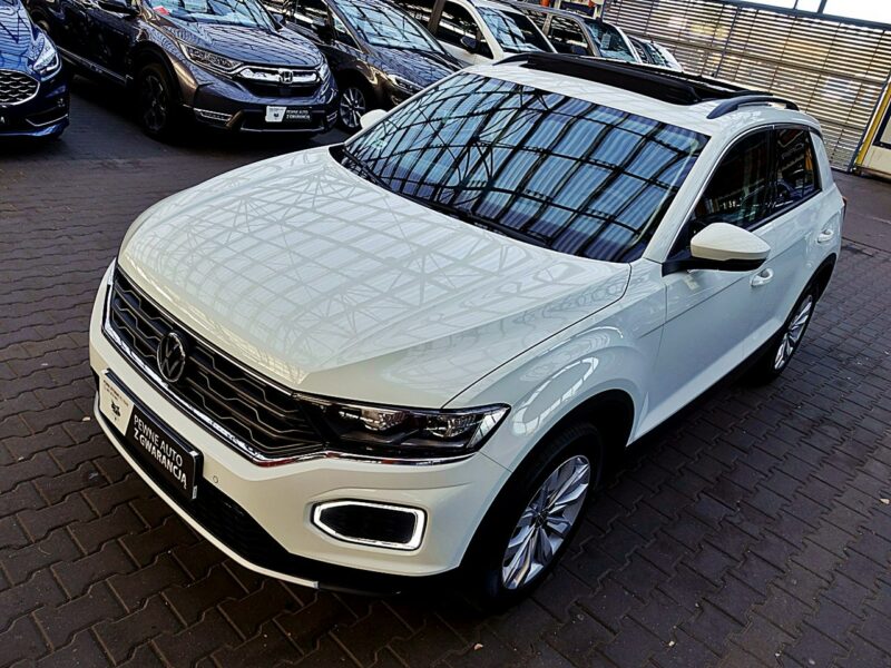 Volkswagen T-Roc AUTOMAT 150km Panorama+Led GWARANCJA FABRYCZNA 1wł Kraj Bezwyp. F23%
