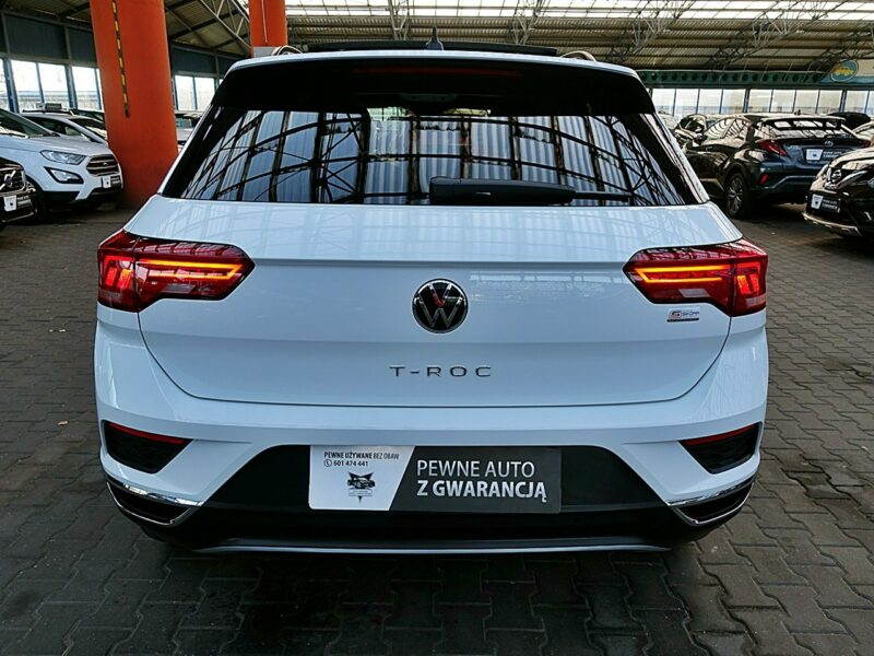 Volkswagen T-Roc AUTOMAT 150km Panorama+Led GWARANCJA FABRYCZNA 1wł Kraj Bezwyp. F23%