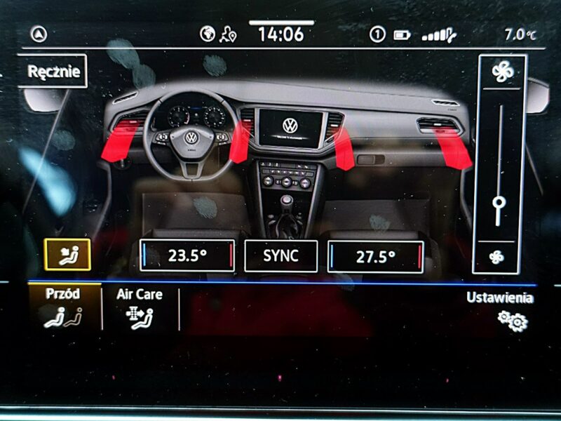 Volkswagen T-Roc AUTOMAT 150km Panorama+Led GWARANCJA FABRYCZNA 1wł Kraj Bezwyp. F23%
