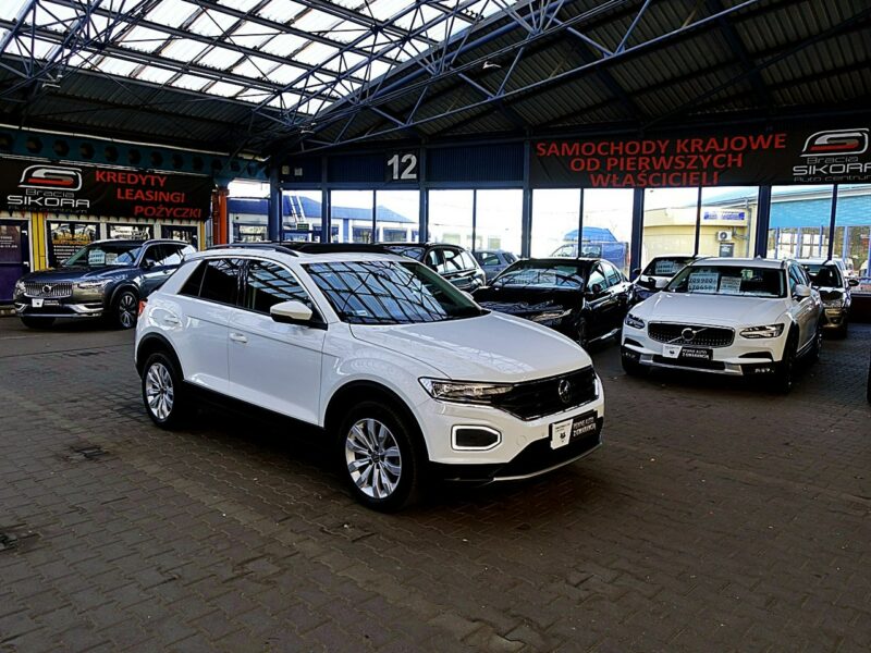 Volkswagen T-Roc AUTOMAT 150km Panorama+Led GWARANCJA FABRYCZNA 1wł Kraj Bezwyp. F23%