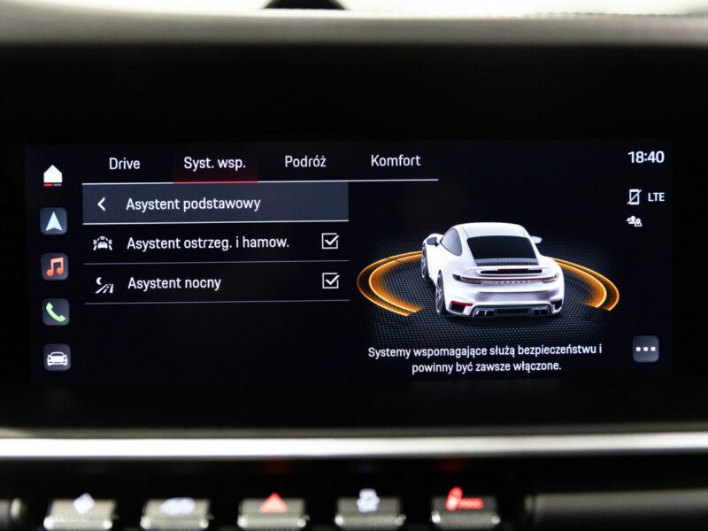 Porsche 911 Turbo S. Gwarancja 03.2028. InnoDrive. ACC. Noktowizor. Burmester HE. 992 (2019-)