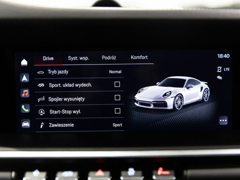 Porsche 911 Turbo S. Gwarancja 03.2028. InnoDrive. ACC. Noktowizor. Burmester HE. 992 (2019-)