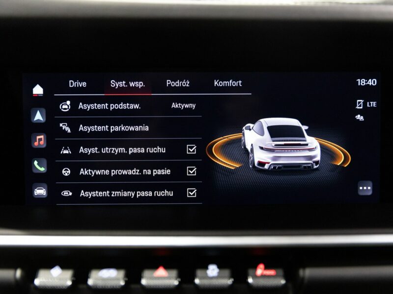 Porsche 911 Turbo S. Gwarancja 03.2028. InnoDrive. ACC. Noktowizor. Burmester HE. 992 (2019-)
