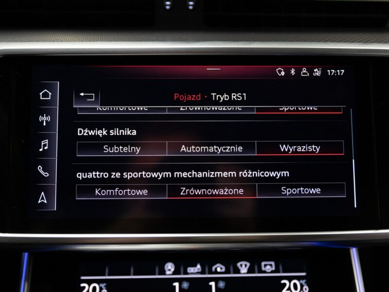 Audi RS6 Avant 600KM. Ceramika. RS Dynamic. Panorama. B&O. ACC. Head-Up. C7 (2012-)