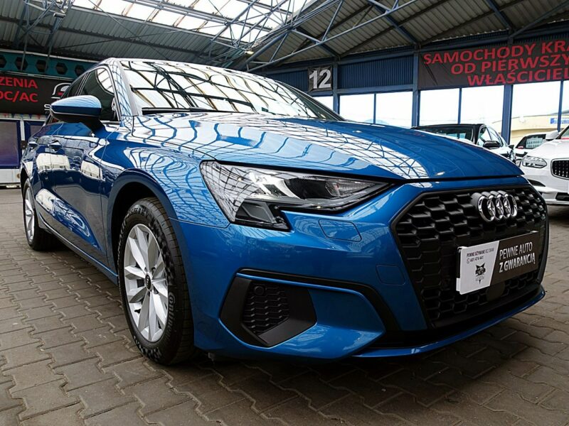 Audi A3 2.0TDi 150KM S-TRONIC Led+Navi GWAR. 1wł Kraj Bezwyp Serwis ASO F23% 8Y