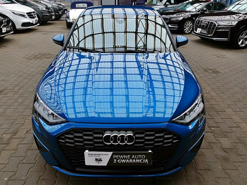 Audi A3 2.0TDi 150KM S-TRONIC Led+Navi GWAR. 1wł Kraj Bezwyp Serwis ASO F23% 8Y