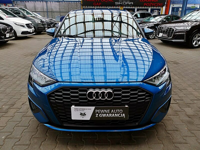 Audi A3 2.0TDi 150KM S-TRONIC Led+Navi GWAR. 1wł Kraj Bezwyp Serwis ASO F23% 8Y