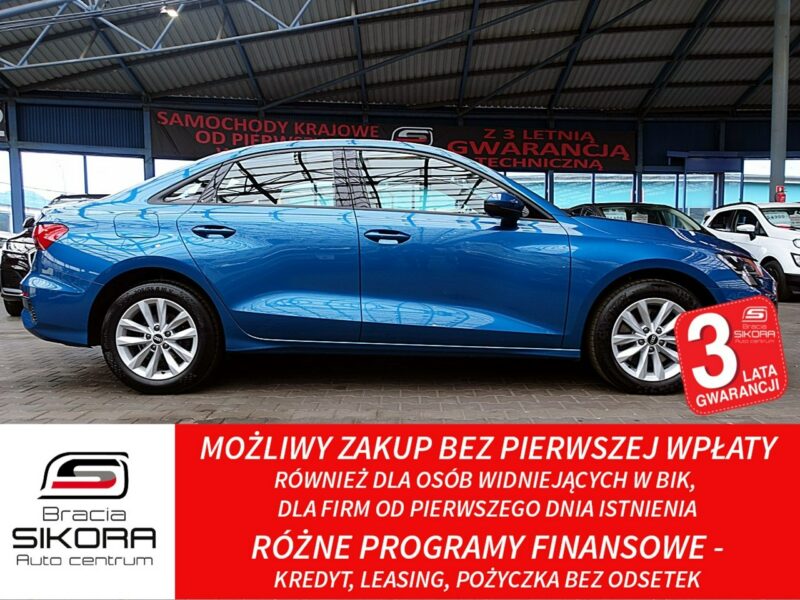 Audi A3 2.0TDi 150KM S-TRONIC Led+Navi GWAR. 1wł Kraj Bezwyp Serwis ASO F23% 8Y