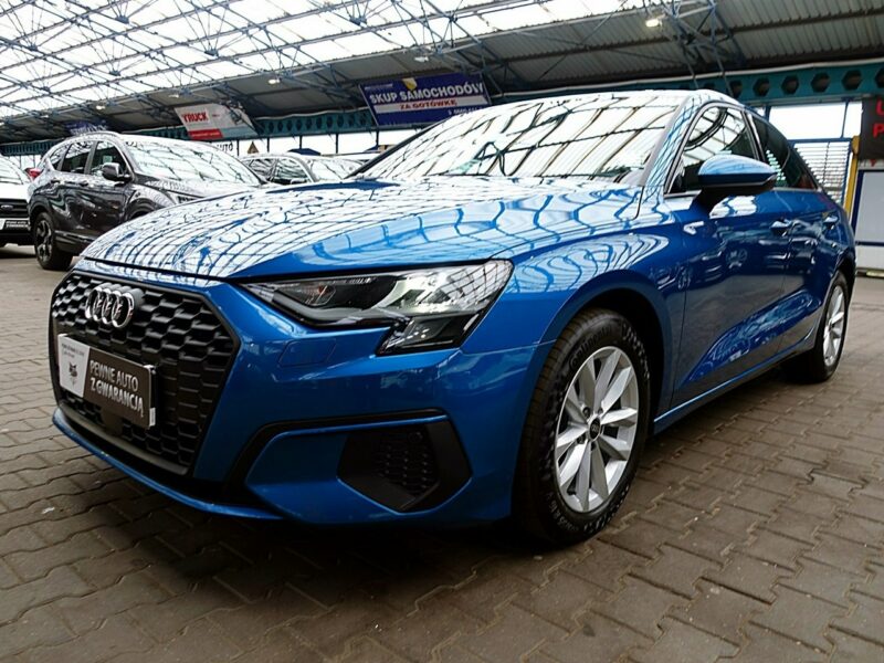 Audi A3 2.0TDi 150KM S-TRONIC Led+Navi GWAR. 1wł Kraj Bezwyp Serwis ASO F23% 8Y