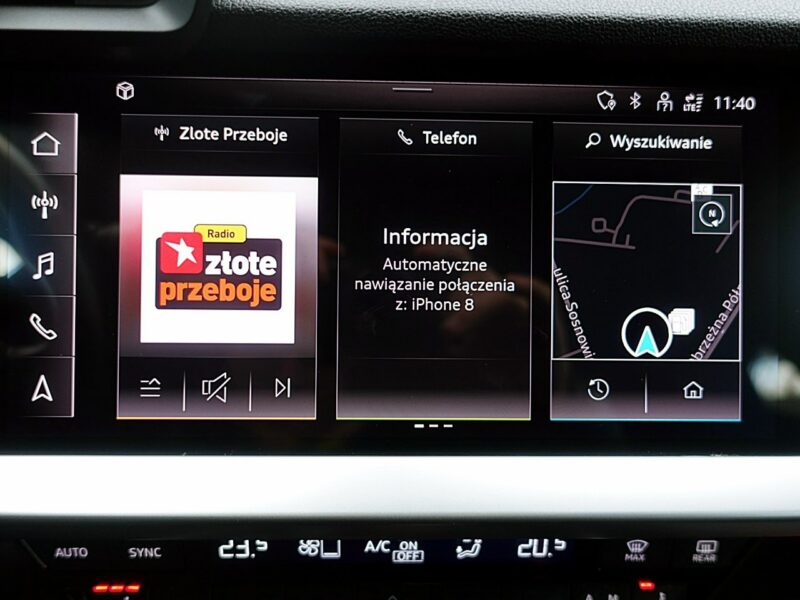 Audi A3 2.0TDi 150KM S-TRONIC Led+Navi GWAR. 1wł Kraj Bezwyp Serwis ASO F23% 8Y