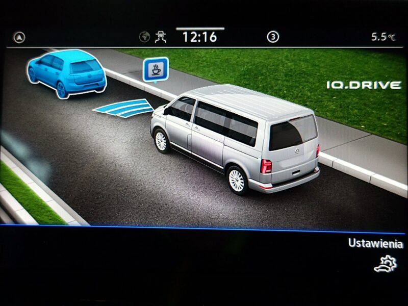 Volkswagen Transporter 5-osób AUTOMAT GWARANCJA 1wł Kraj Bezwyp FullLed+NAVI+KAMERA FV23% T6