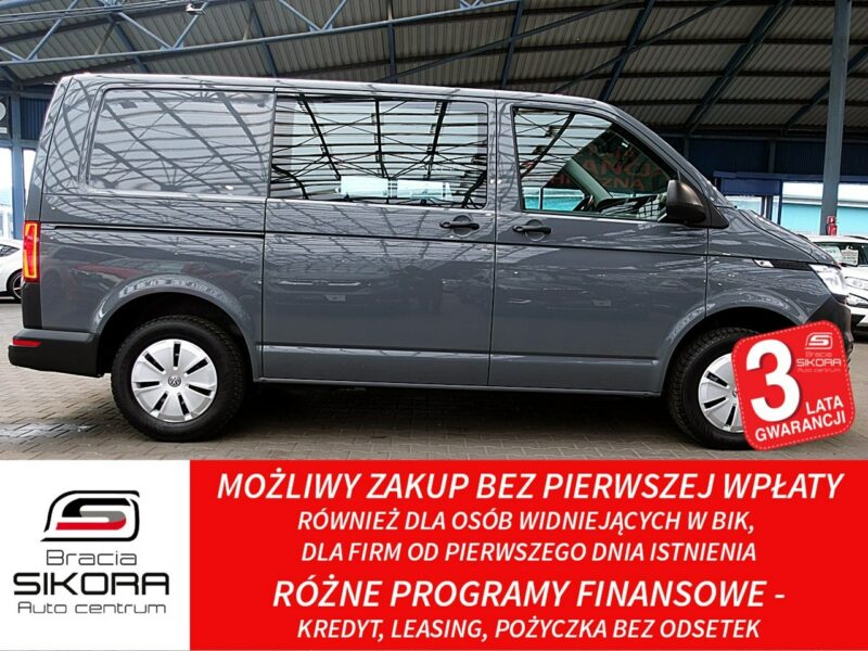 Volkswagen Transporter 5-osób AUTOMAT GWARANCJA 1wł Kraj Bezwyp FullLed+NAVI+KAMERA FV23% T6
