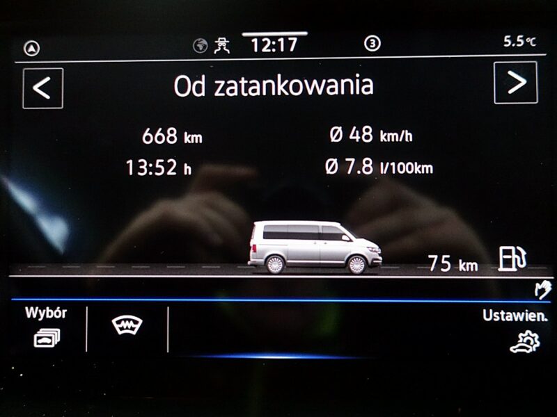 Volkswagen Transporter 5-osób AUTOMAT GWARANCJA 1wł Kraj Bezwyp FullLed+NAVI+KAMERA FV23% T6