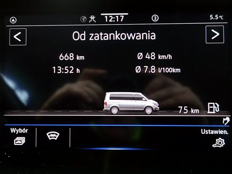 Volkswagen Transporter 5-osób AUTOMAT GWARANCJA 1wł Kraj Bezwyp FullLed+NAVI+KAMERA FV23% T6
