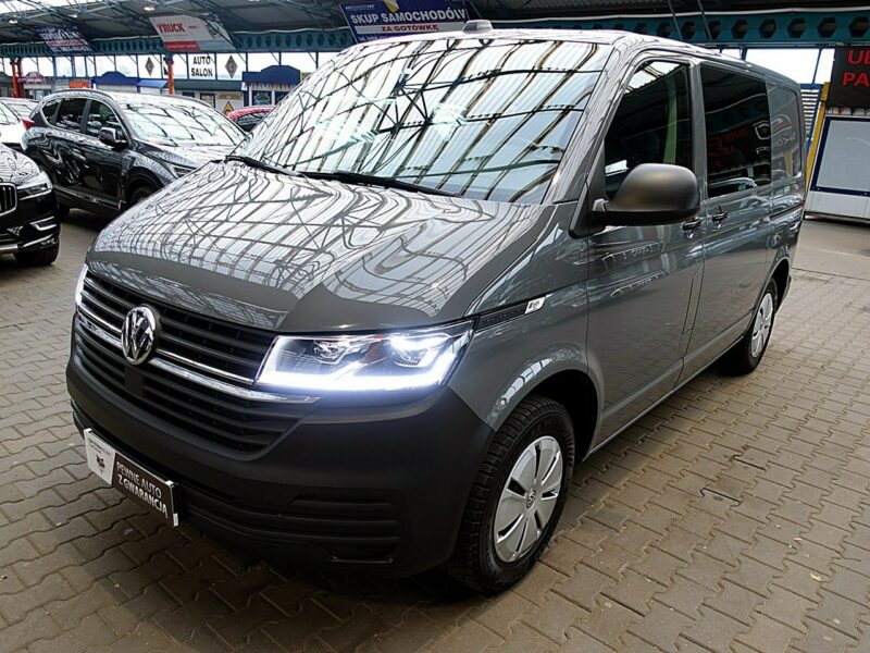 Volkswagen Transporter 5-osób AUTOMAT GWARANCJA 1wł Kraj Bezwyp FullLed+NAVI+KAMERA FV23% T6