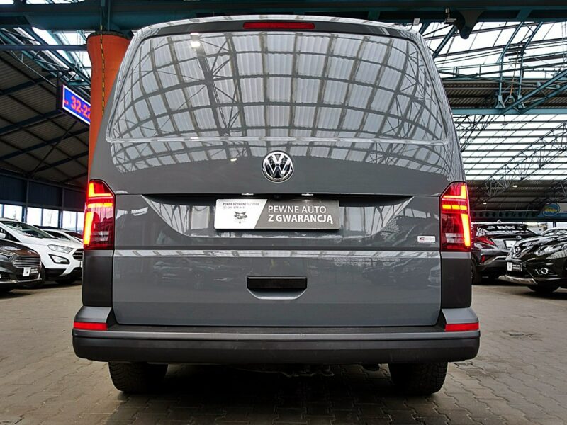 Volkswagen Transporter 5-osób AUTOMAT GWARANCJA 1wł Kraj Bezwyp FullLed+NAVI+KAMERA FV23% T6