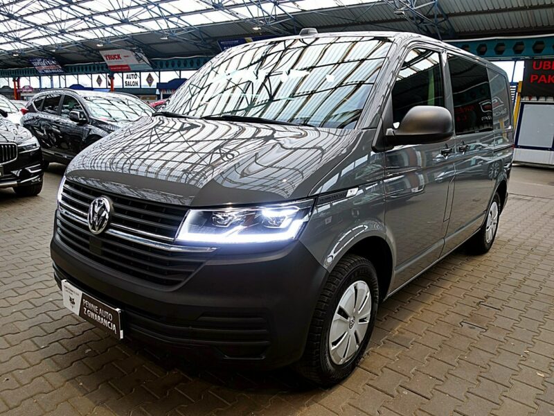 Volkswagen Transporter 5-osób AUTOMAT GWARANCJA 1wł Kraj Bezwyp FullLed+NAVI+KAMERA FV23% T6
