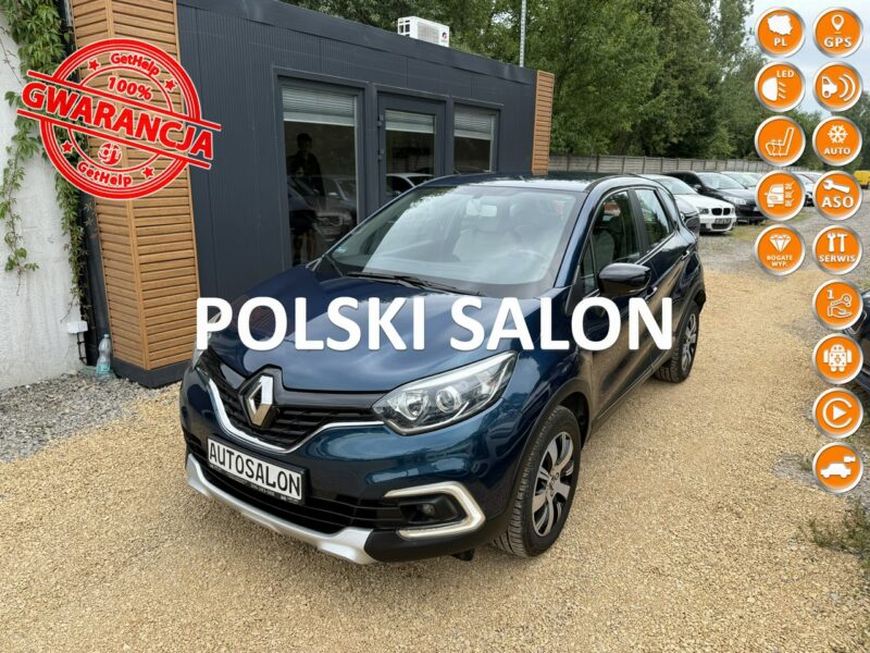 Renault Captur 1.2*120ps*6*Biegów*Salon*Polska*Serwis*ASO*Keyless*90.000km*Alu*LED* I (2013-2019)