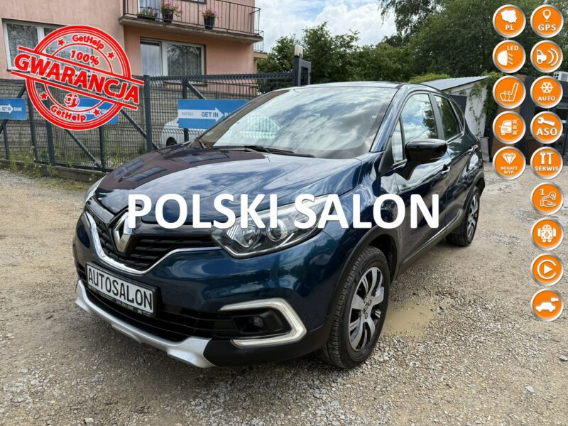 Renault Captur 1.2*120ps*6*Biegów*Salon*Polska*Serwis*ASO*Keyless*90.000km*Alu*LED* I (2013-2019)