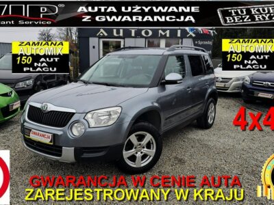 Škoda Yeti -SPRZEDANY- Nowy rozrząd*4x4*1.8 Benzyna* HAK*Gwarancja* I (2009-)