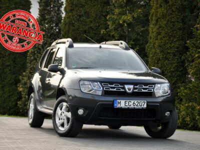 Dacia Duster 1.2i(125KM)*116tyś.km*Kolorowa Navi*Welur*Reling*Parktronik*ALU 16"ASO I (2009-2017)
