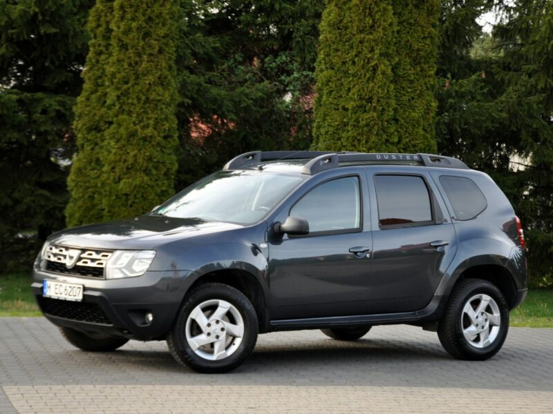 Dacia Duster 1.2i(125KM)*116tyś.km*Kolorowa Navi*Welur*Reling*Parktronik*ALU 16"ASO I (2009-2017)