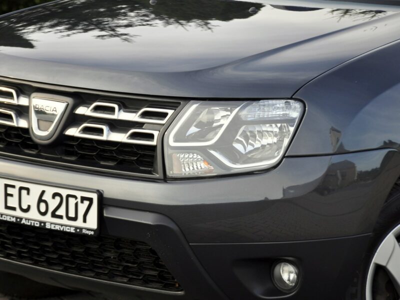 Dacia Duster 1.2i(125KM)*116tyś.km*Kolorowa Navi*Welur*Reling*Parktronik*ALU 16"ASO I (2009-2017)
