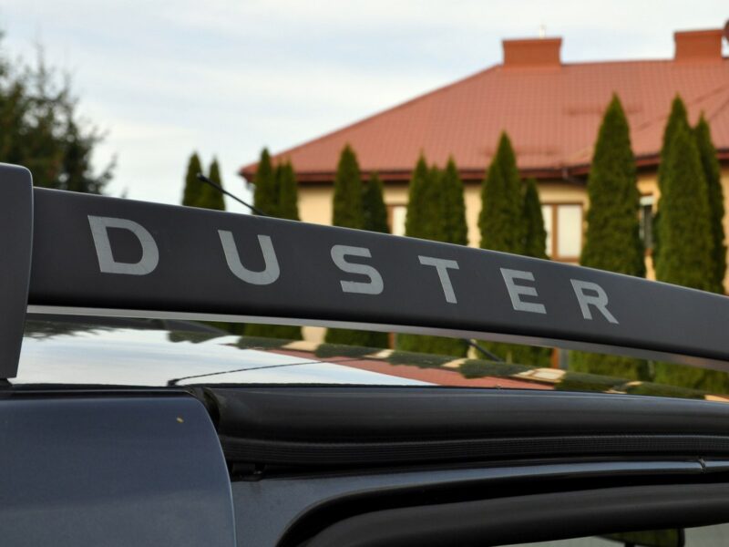Dacia Duster 1.2i(125KM)*116tyś.km*Kolorowa Navi*Welur*Reling*Parktronik*ALU 16"ASO I (2009-2017)
